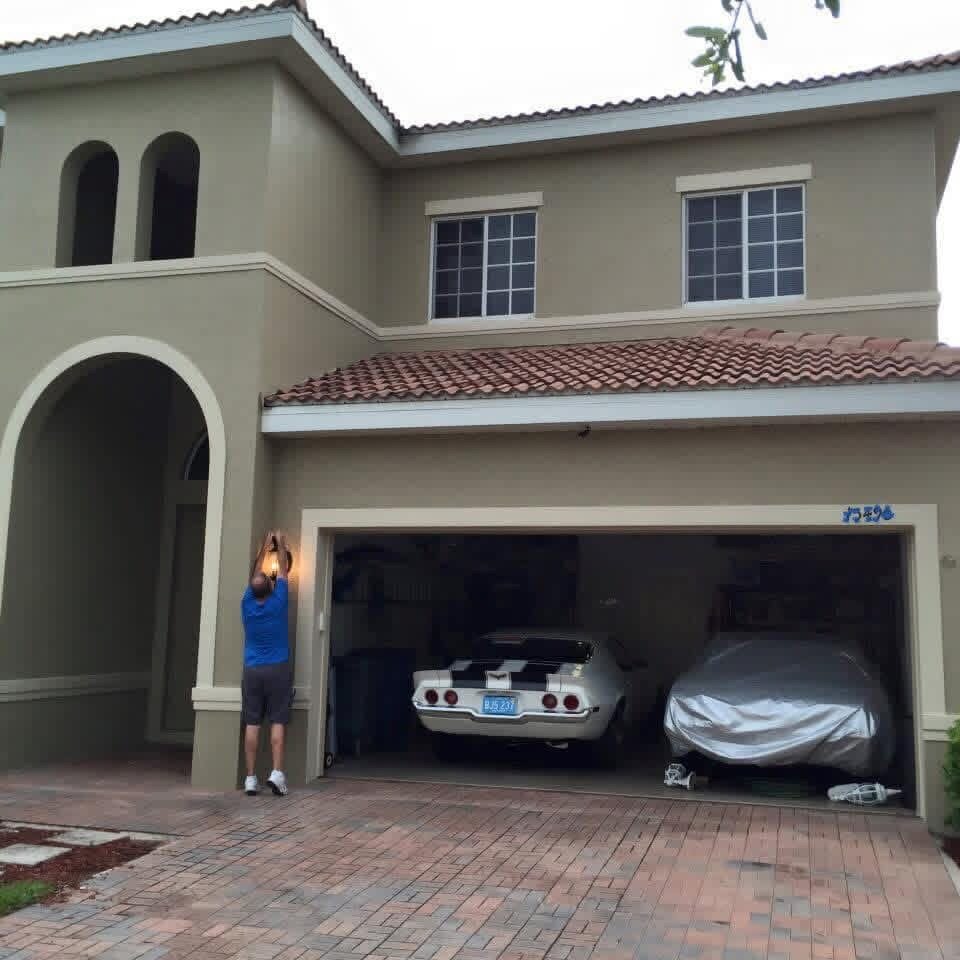 Two-story exterior painting project in Southwest Florida